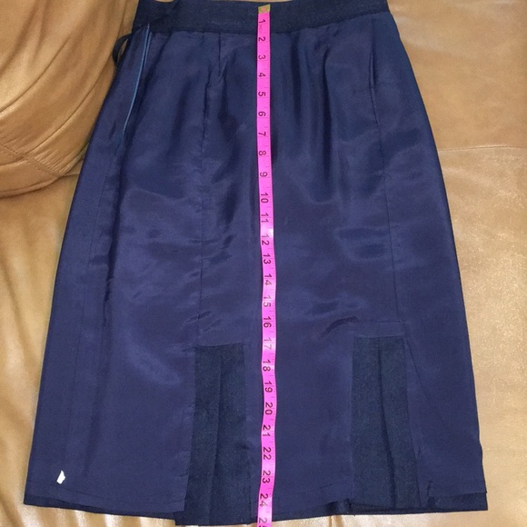 Vintage harvé benard skirt 100% wool fully lined size 6 - Picture 12 of 16